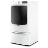 Maytag MGD6630HW Gas Dryer, 7.3 cu. ft. Dryer Capacity, 12 Dry Cycles, Steam Clean, 4 Temperature Settings, Vented, Stackable, White colour