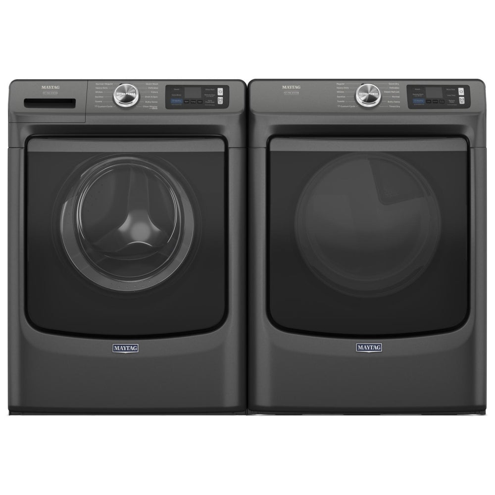 Maytag MGD7020RU Gas Dryer, 7.3 cu. ft. Dryer Capacity, 12 Dry Cycles, Steam Clean, Vented, Stackable, Wifi Enabled, Black colour
