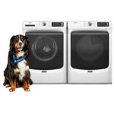 Maytag MGD7020RW Gas Dryer, 7.3 cu. ft. Dryer Capacity, 12 Dry Cycles, Steam Clean, Vented, Stackable, Wifi Enabled, White colour