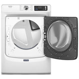 Maytag MGD7020RW Gas Dryer, 7.3 cu. ft. Dryer Capacity, 12 Dry Cycles, Steam Clean, Vented, Stackable, Wifi Enabled, White colour
