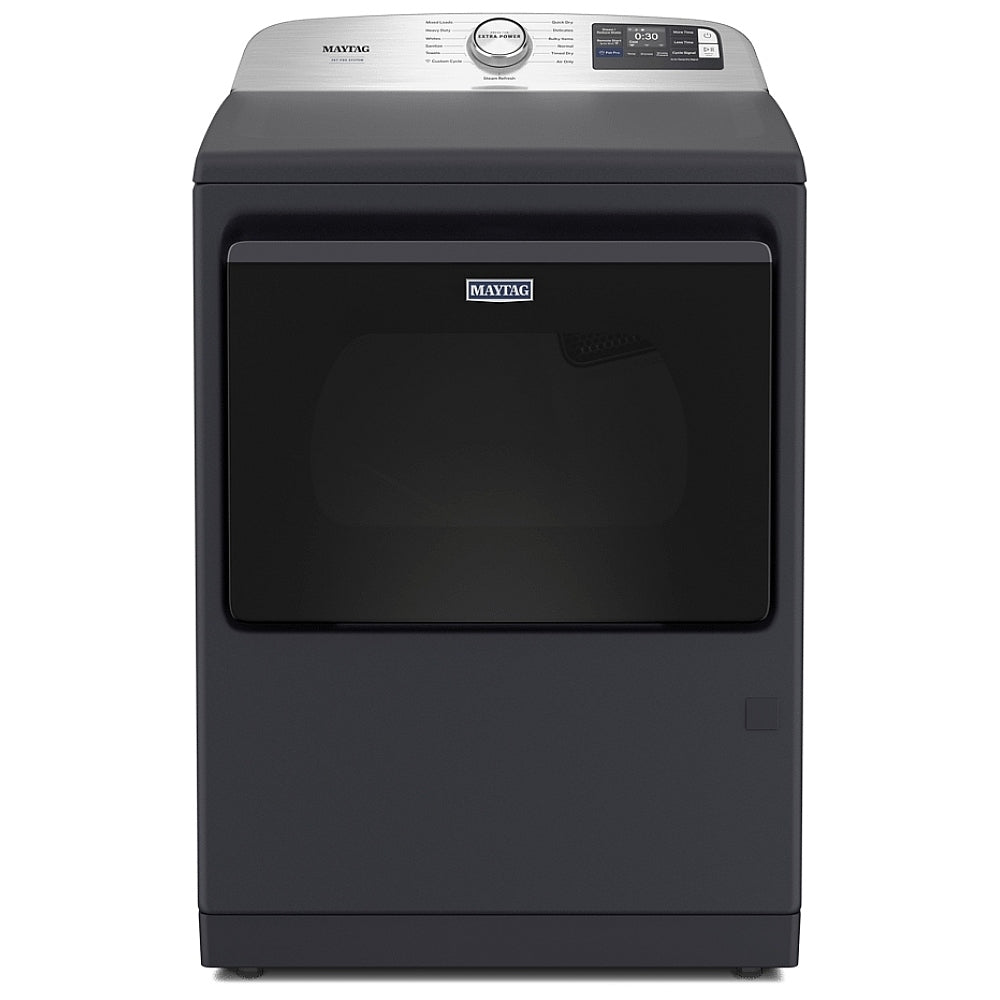 Maytag MGD7205RF Gas Dryer, 7.4 cu. ft. Dryer Capacity, 13 Dry Cycles, Steam Clean, 5 Temperature Settings, Vented, Wifi Enabled, Midnight Steel colour