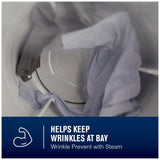 Maytag MGD7205RW Gas Dryer, 7.4 cu. ft. Dryer Capacity, 13 Dry Cycles, Steam Clean, 5 Temperature Settings, Vented, Wifi Enabled, White colour