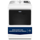 Maytag MGD7205RW Gas Dryer, 7.4 cu. ft. Dryer Capacity, 13 Dry Cycles, Steam Clean, 5 Temperature Settings, Vented, Wifi Enabled, White colour