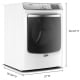 Maytag Washer MHW8630HW & Gas Dryer MGD8630HW & Stacking Kit W10869845