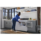 Maytag MGDP586KW Gas Dryer, 7.4 cu. ft. Dryer Capacity, 11 Dry Cycles, 5 Temperature Settings, Vented, White colour
