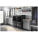 Maytag MHW5630MBK Front Load Washer, 27 inch Width, 5.2 cu. ft. Washer Capacity, 1,200 RPM Washer Spin Speed, 10 Wash Cycles, 4 Temperature Settings, Water Heater, Steam Clean, ENERGY STAR Certified dual-temperature, 12-Hr Fresh Spin