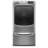 Maytag MHW6630HC Front Load Washer, 27 inch Width, 5.5 cu. ft. Washer Capacity, 1,200 RPM Washer Spin Speed, 12 Wash Cycles, 4 Temperature Settings, Water Heater, Steam Clean, ENERGY STAR Certified, Metallic Slate colour