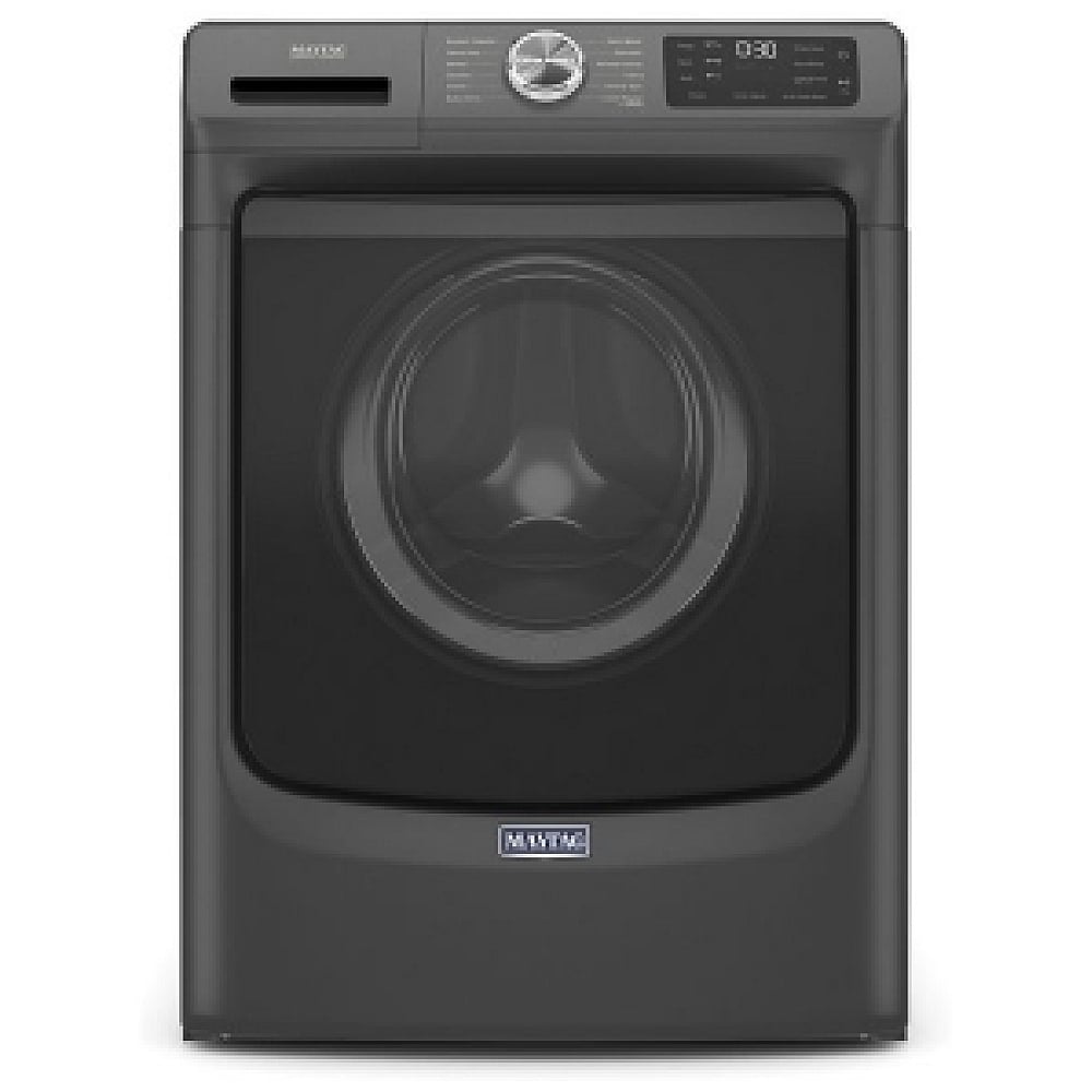 Maytag MHW6630MBK Front Load Washer, 27 inch Width, 5.5 cu. ft. Washer Capacity, 1,160 RPM Washer Spin Speed, 12 Wash Cycles, 4 Temperature Settings, Water Heater, Steam Clean, ENERGY STAR Certified, Wifi Enabled 16-Hr Fresh Hold