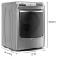 Maytag Washer MHW8630HC & Electric Dryer YMED8630HC & Stacking Kit W10869845