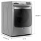 Maytag Washer MHW8630HC & Gas Dryer MGD8630HC & Stacking Kit W10869845