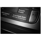 Maytag MHW8630HC Front Load Washer, 27 inch Width, 5.8 cu. ft. Washer Capacity, 1,200 RPM Washer Spin Speed, 14 Wash Cycles, 5 Temperature Settings, Water Heater, Steam Clean, ENERGY STAR Certified, Wifi Enabled, Metallic Slate colour