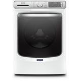 Maytag MHW8630HW Front Load Washer, 27 inch Width, 5.8 cu. ft. Washer Capacity, 1,200 RPM Washer Spin Speed, 14 Wash Cycles, 5 Temperature Settings, Water Heater, Steam Clean, ENERGY STAR Certified, Wifi Enabled, White colour