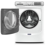 Maytag MHW8630HW Front Load Washer, 27 inch Width, 5.8 cu. ft. Washer Capacity, 1,200 RPM Washer Spin Speed, 14 Wash Cycles, 5 Temperature Settings, Water Heater, Steam Clean, ENERGY STAR Certified, Wifi Enabled, White colour