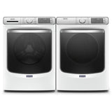 Maytag MHW8630HW Front Load Washer, 27 inch Width, 5.8 cu. ft. Washer Capacity, 1,200 RPM Washer Spin Speed, 14 Wash Cycles, 5 Temperature Settings, Water Heater, Steam Clean, ENERGY STAR Certified, Wifi Enabled, White colour