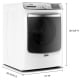 Maytag Washer MHW8630HW & Electric Dryer YMED8630HW & Stacking Kit W10869845