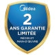 Midea Washer MLH27N5AWWC & Electric Dryer MLE27N5AWWC