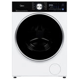 Midea MLHW31S2BBW Front Load Washer & MLHE31S2BBW Electric Dryer, 24 inch Width, 2.7 cu. ft. Washer Capacity, 1,320 RPM Washer Spin Speed, 12 Wash Cycles, 4 Temperature Settings, Water Heater, Steam Clean, ENERGY STAR Certified, White colour