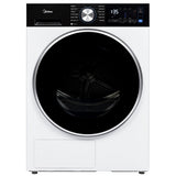 Midea MLHW31S2BBW Front Load Washer, 24 inch Width, 2.7 cu. ft. Washer Capacity, 1,320 RPM Washer Spin Speed, 12 Wash Cycles, 4 Temperature Settings, Water Heater, Steam Clean, ENERGY STAR Certified, White colour Hoses Included