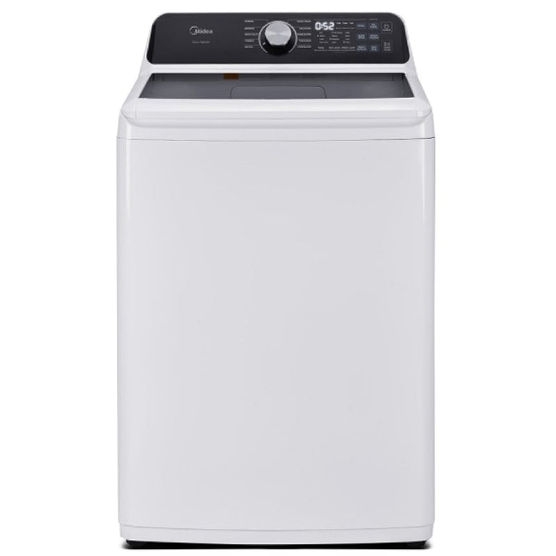 Midea MLTW52M2BWW Top Load Washer, 5.2 cu. ft. Washer Capacity, 700 RPM Washer Spin Speed, 6 Wash Cycles, 4 Temperature Settings, White colour