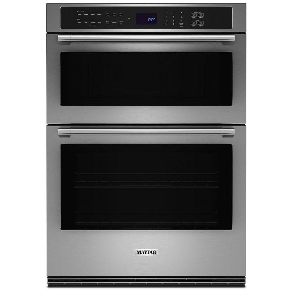 Maytag MOEC4030TZ Microwave Wall Oven Combo, 30 inch Exterior Width, True Convection, 6.4 cu. ft. Capacity, Air Fry, Fingerprint-Resistant Stainless Finish colour