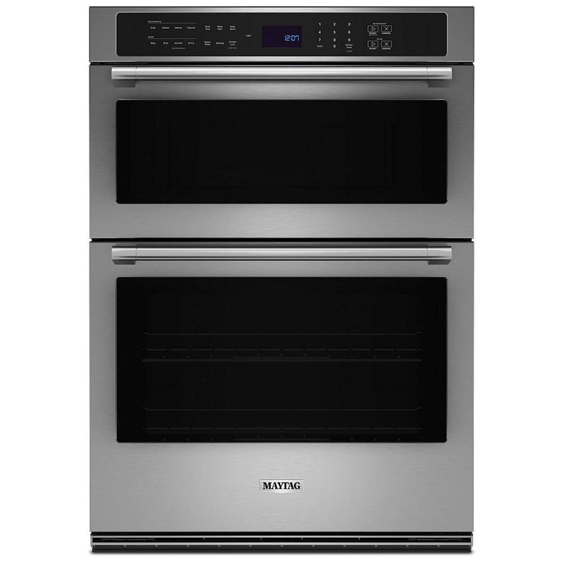Maytag MOEC4030TZ Microwave Wall Oven Combo, 30 inch Exterior Width, True Convection, 6.4 cu. ft. Capacity, Air Fry, Fingerprint-Resistant Stainless Finish colour