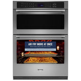 Maytag MOEC4030TZ Microwave Wall Oven Combo, 30 inch Exterior Width, True Convection, 6.4 cu. ft. Capacity, Air Fry, Fingerprint-Resistant Stainless Finish colour