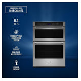 Maytag MOEC4030TZ Microwave Wall Oven Combo, 30 inch Exterior Width, True Convection, 6.4 cu. ft. Capacity, Air Fry, Fingerprint-Resistant Stainless Finish colour