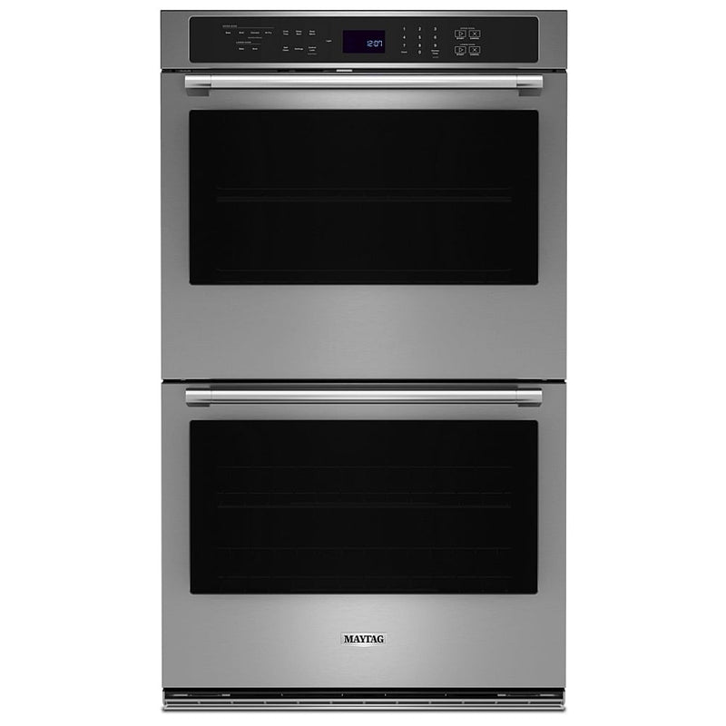 Maytag MOED6027LZ Double Wall Oven, 27 inch Exterior Width, True Convection, Self Clean, 8.6 cu. ft. Capacity, Air Fry, Stainless Steel colour