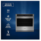 Maytag MOES4030TZ Single Wall Oven, 30 inch Exterior Width, True Convection, 5.0 cu. ft. Capacity, Air Fry, Fingerprint-Resistant Stainless Finish colour