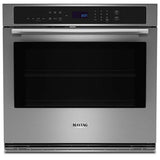 Maytag MOES4030TZ Single Wall Oven, 30 inch Exterior Width, True Convection, 5.0 cu. ft. Capacity, Air Fry, Fingerprint-Resistant Stainless Finish colour