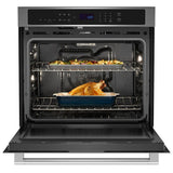 Maytag MOES4030TZ Single Wall Oven, 30 inch Exterior Width, True Convection, 5.0 cu. ft. Capacity, Air Fry, Fingerprint-Resistant Stainless Finish colour