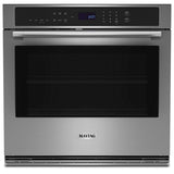 Maytag MOES6027LZ Single Wall Oven, 27 inch Exterior Width, True Convection, Self Clean, 4.3 cu. ft. Capacity, Air Fry, Stainless Steel colour