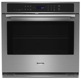 Maytag MOES6030LZ Single Wall Oven, 30 inch Exterior Width, True Convection, Self Clean, 5 cu. ft. Capacity, Air Fry, Stainless Steel colour