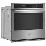 Maytag MOES6030LZ Single Wall Oven, 30 inch Exterior Width, True Convection, Self Clean, 5 cu. ft. Capacity, Air Fry, Stainless Steel colour