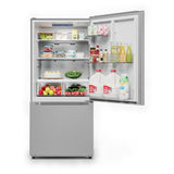 Midea MRB19B7AST Bottom Freezer Refrigerator, 30 inch Width, ENERGY STAR Certified, 18.7 cu. ft. Capacity, Stainless Steel colour