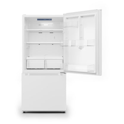 Midea MRB19B7AWW Bottom Freezer Refrigerator 30 inch