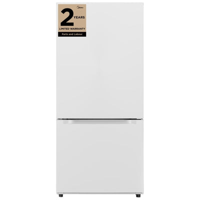 Midea MRB19B7AWW Bottom Freezer Refrigerator 30 inch