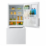 Midea MRB19B7AWW Bottom Freezer Refrigerator, 30 inch Width, ENERGY STAR Certified, 18.7 cu. ft. Capacity, White colour