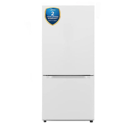 Midea MRB19B7AWW Bottom Freezer Refrigerator 30 inch