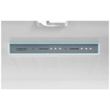 Midea MRF18B4AST French Door Refrigerator, 30 inch Width, 18.4 cu. ft. Capacity, Optional Ice Maker (Special Order), ENERGY STAR Certified, Stainless Steel colour