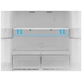 Midea MRF18B4AST French Door Refrigerator, 30 inch Width, 18.4 cu. ft. Capacity, Optional Ice Maker (Special Order), ENERGY STAR Certified, Stainless Steel colour