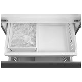 Midea MRF23I7AST Counter Depth French Door Refrigerator, 33 inch Width, 22.5 cu. ft. Capacity, Counter Depth, Ice Dispenser (Freezer Located), ENERGY STAR Certified, Stainless Steel colour