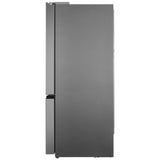 Midea MRF23I7AST Counter Depth French Door Refrigerator, 33 inch Width, 22.5 cu. ft. Capacity, Counter Depth, Ice Dispenser (Freezer Located), ENERGY STAR Certified, Stainless Steel colour