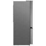 Midea MRF23I7AST Counter Depth French Door Refrigerator, 33 inch Width, 22.5 cu. ft. Capacity, Counter Depth, Ice Dispenser (Freezer Located), ENERGY STAR Certified, Stainless Steel colour