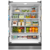 Midea MRF23I7AST Counter Depth French Door Refrigerator, 33 inch Width, 22.5 cu. ft. Capacity, Counter Depth, Ice Dispenser (Freezer Located), ENERGY STAR Certified, Stainless Steel colour