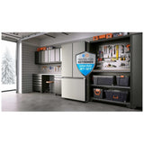 Midea MRF23I7AST Counter Depth French Door Refrigerator, 33 inch Width, 22.5 cu. ft. Capacity, Counter Depth, Ice Dispenser (Freezer Located), ENERGY STAR Certified, Stainless Steel colour