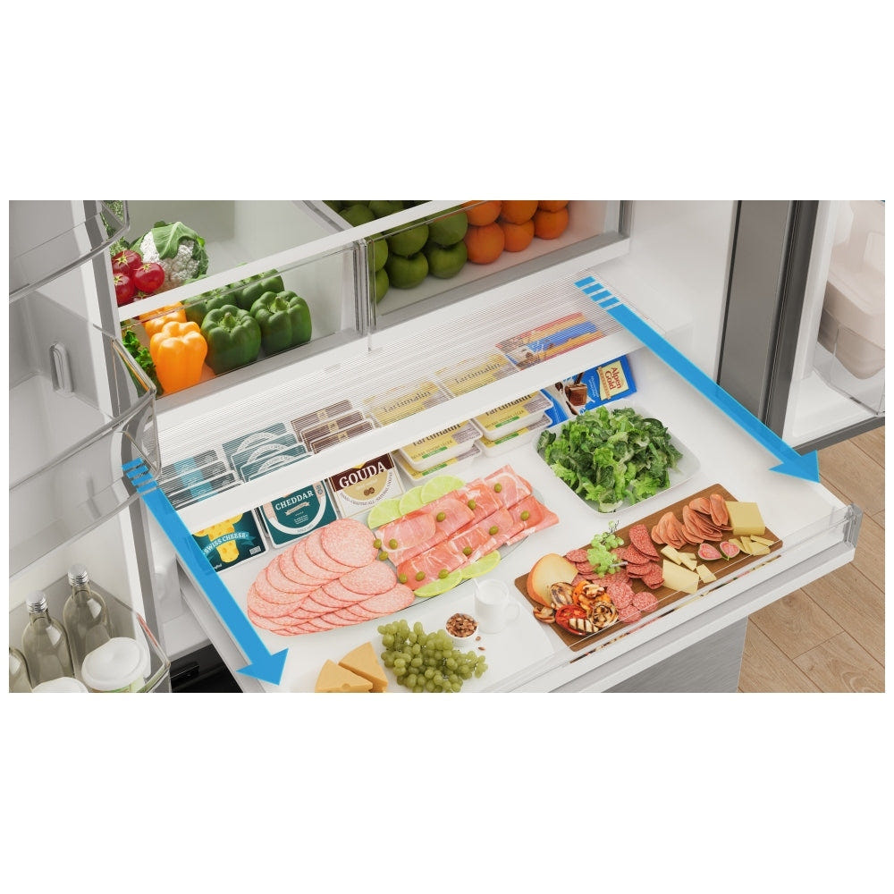 22.6 Cu. Ft. 33” Counter-Depth French Door with Ice Maker - Midea