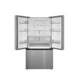 Midea MRF23I7AST Counter Depth French Door Refrigerator, 33 inch Width, 22.5 cu. ft. Capacity, Counter Depth, Ice Dispenser (Freezer Located), ENERGY STAR Certified, Stainless Steel colour