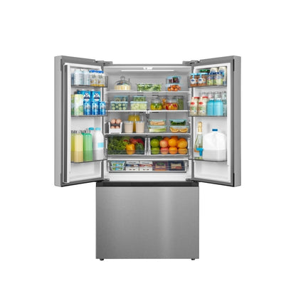 22.6 Cu. Ft. 33” Counter-Depth French Door with Ice Maker - Midea