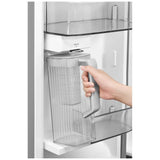 Midea MRF27I6BST Counter Depth French Door Refrigerator, 36 inch Width, 26.5 cu. ft. Capacity, Counter Depth, Water Dispenser (Interior), Ice Dispenser (Freezer Located), ENERGY STAR Certified, Stainless Steel colour